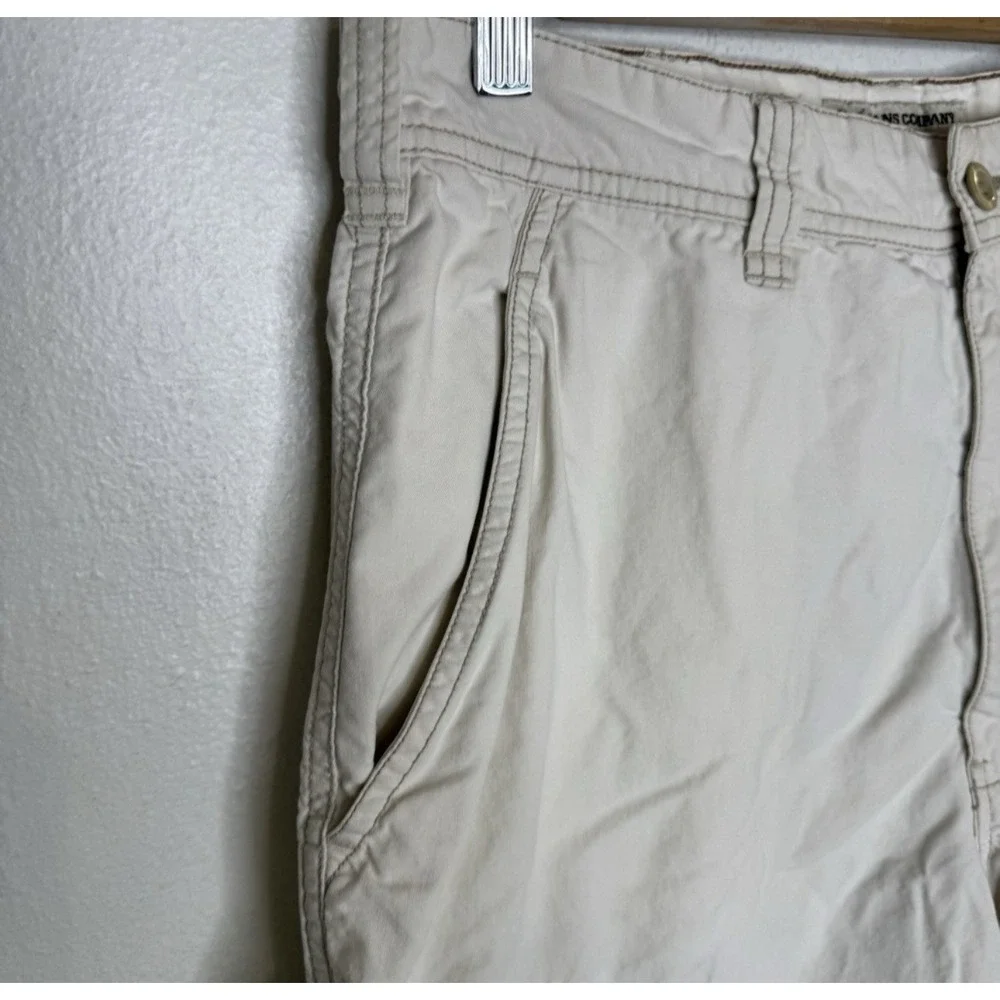 Vintage Polo‎ Jeans Company Ralph Lauren Mens 31 Cargo Shorts Off White Utility